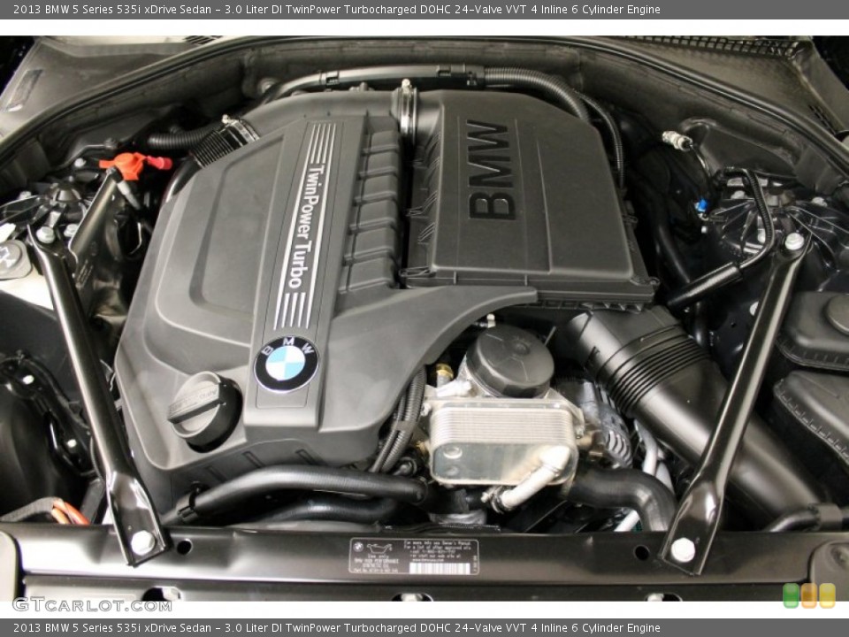 3.0 Liter DI TwinPower Turbocharged DOHC 24-Valve VVT 4 Inline 6 Cylinder Engine for the 2013 BMW 5 Series #74700364