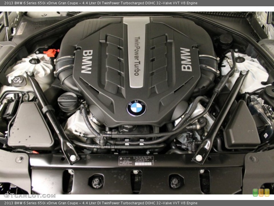 4.4 Liter DI TwinPower Turbocharged DOHC 32-Valve VVT V8 Engine for the 2013 BMW 6 Series #74700697