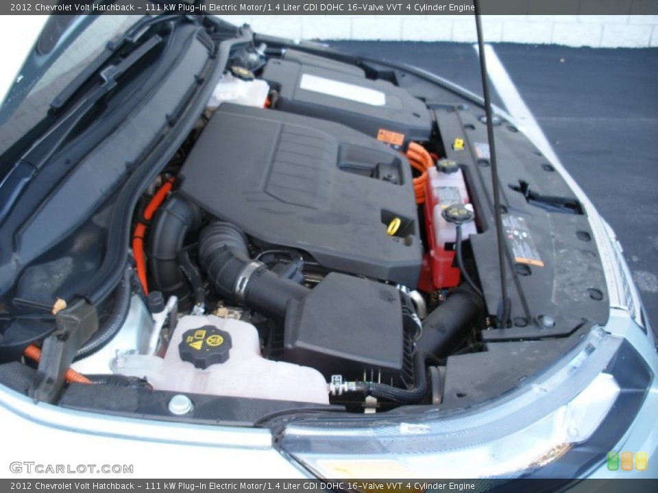 111 kW Plug-In Electric Motor/1.4 Liter GDI DOHC 16-Valve VVT 4 Cylinder Engine for the 2012 Chevrolet Volt #74705945