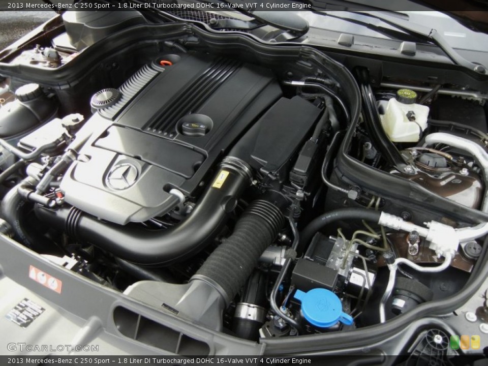 1.8 Liter DI Turbocharged DOHC 16-Valve VVT 4 Cylinder Engine for the 2013 Mercedes-Benz C #74708151