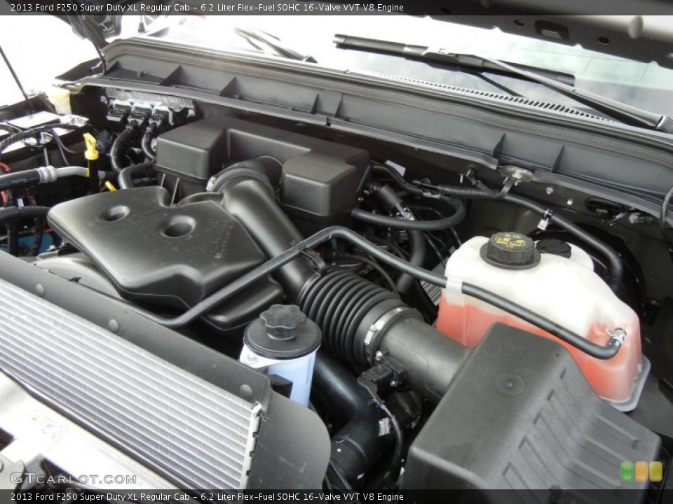 6.2 Liter Flex-Fuel SOHC 16-Valve VVT V8 Engine for the 2013 Ford F250 Super Duty #74712169
