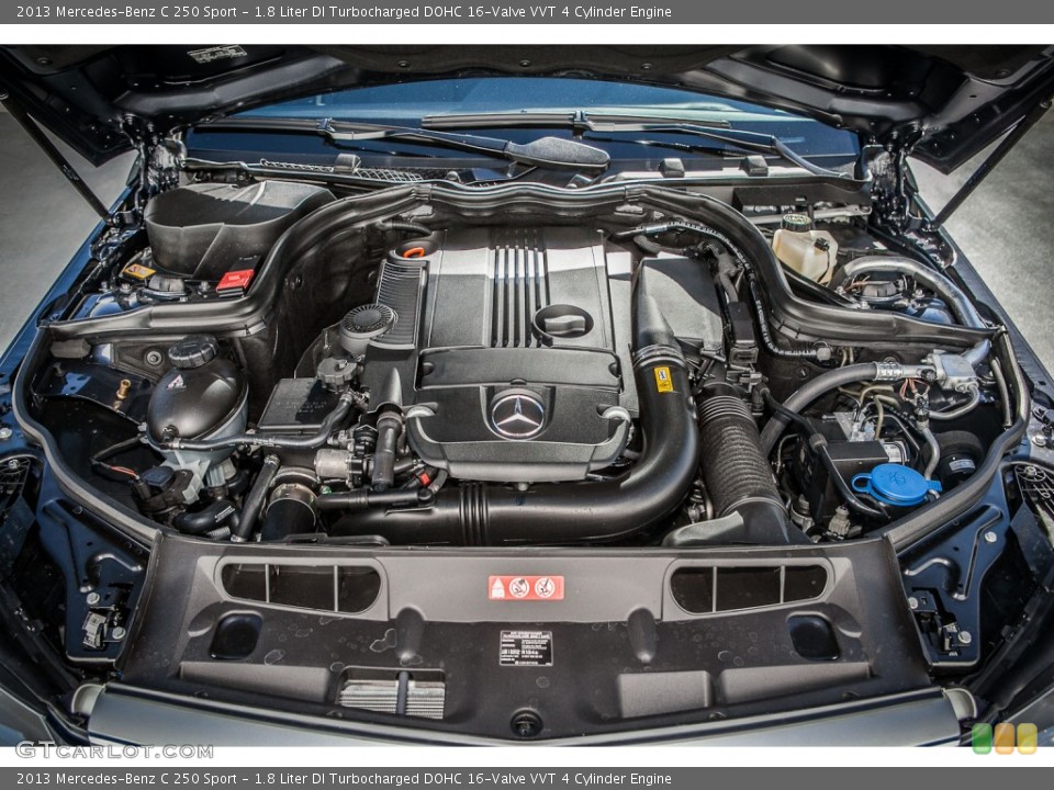 1.8 Liter DI Turbocharged DOHC 16-Valve VVT 4 Cylinder Engine for the 2013 Mercedes-Benz C #74713469