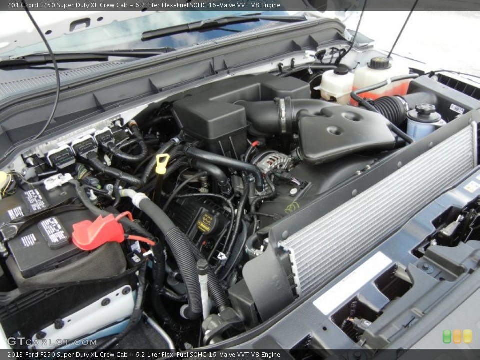 6.2 Liter Flex-Fuel SOHC 16-Valve VVT V8 Engine for the 2013 Ford F250 Super Duty #74713650