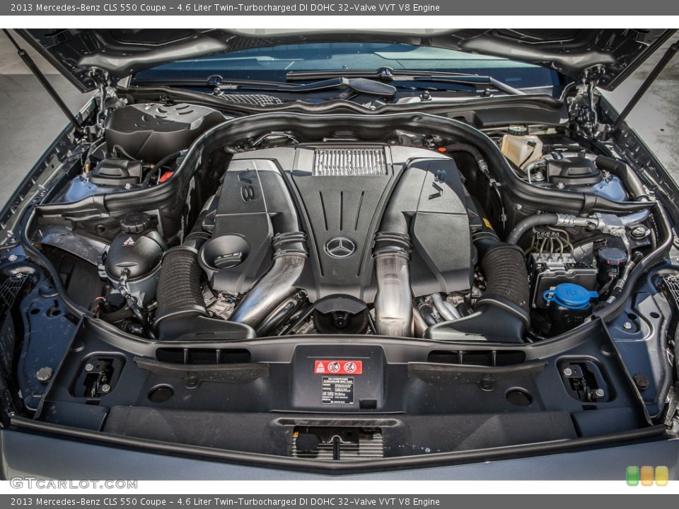 4.6 Liter Twin-Turbocharged DI DOHC 32-Valve VVT V8 Engine for the 2013 Mercedes-Benz CLS #74716645