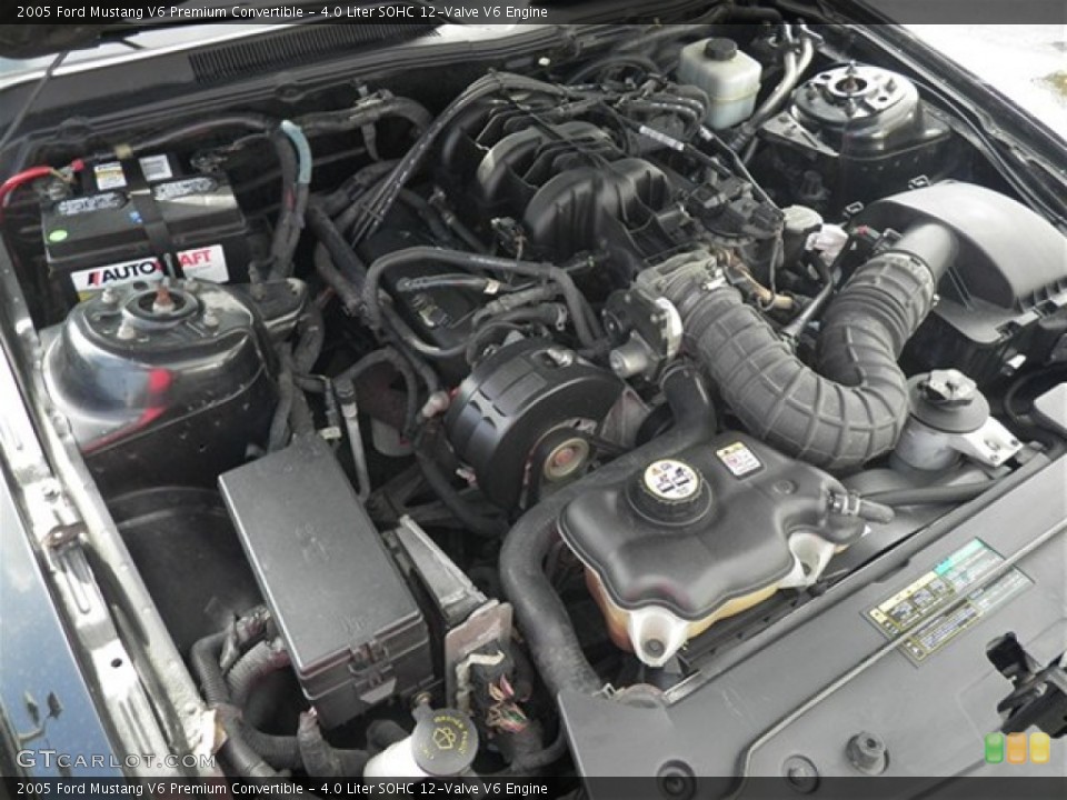 4.0 Liter SOHC 12-Valve V6 Engine for the 2005 Ford Mustang #74718487