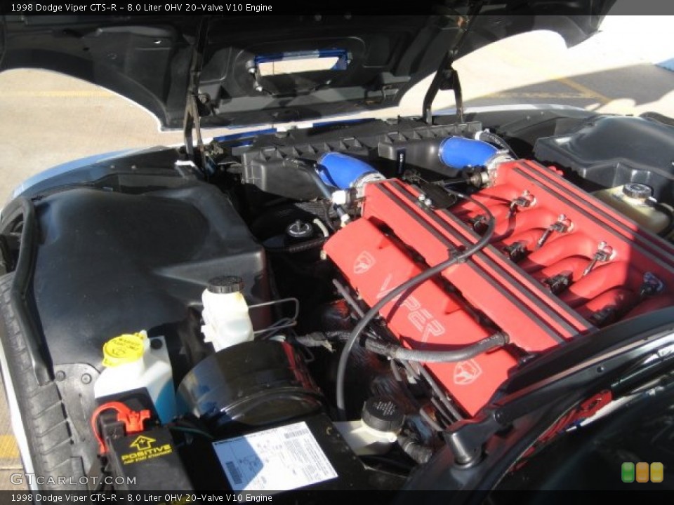 8.0 Liter OHV 20-Valve V10 Engine for the 1998 Dodge Viper #74725491