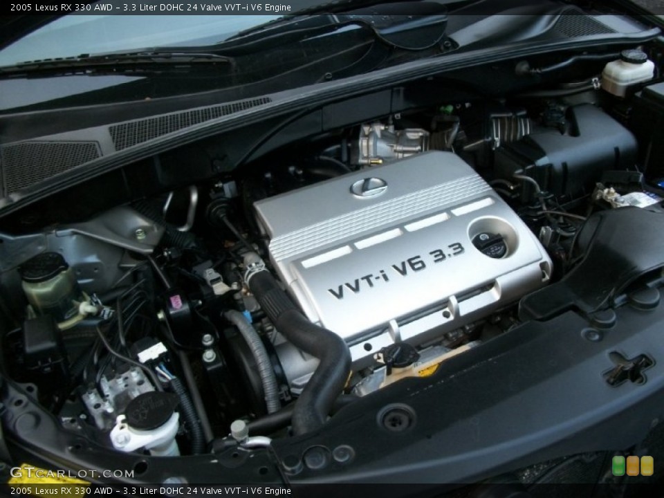 3.3 Liter DOHC 24 Valve VVT-i V6 Engine for the 2005 Lexus RX #74735104