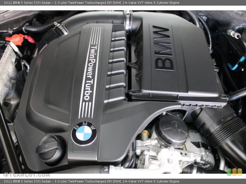 3.0 Liter TwinPower Turbocharged DFI DOHC 24-Valve VVT Inline 6 Cylinder Engine for the 2011 BMW 5 Series #74739273