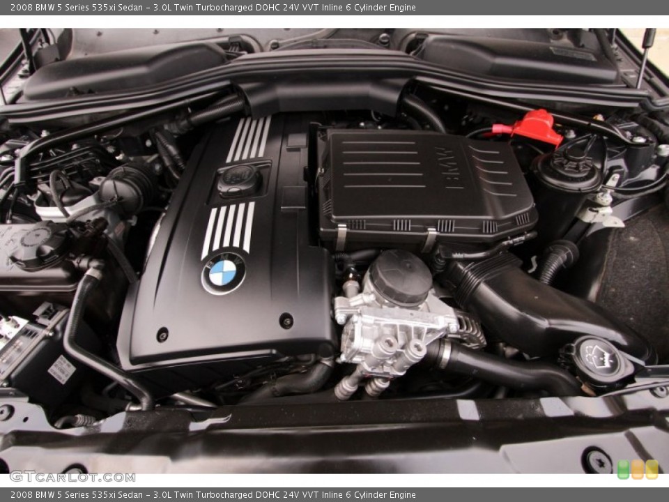 3.0L Twin Turbocharged DOHC 24V VVT Inline 6 Cylinder Engine for the 2008 BMW 5 Series #74744907