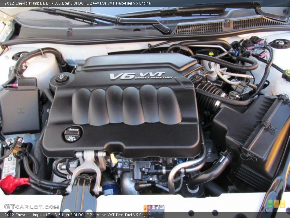 3.6 Liter SIDI DOHC 24-Valve VVT Flex-Fuel V6 Engine for the 2012 Chevrolet Impala #74753119