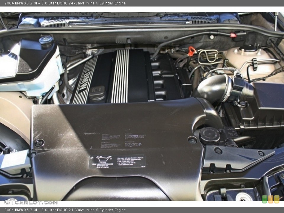 3.0 Liter DOHC 24-Valve Inline 6 Cylinder Engine for the 2004 BMW X5 #74767300