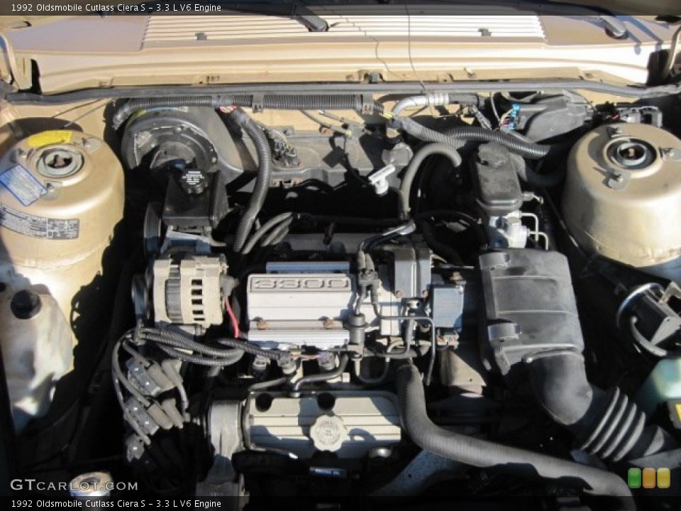 3.3 L V6 1992 Oldsmobile Cutlass Ciera Engine