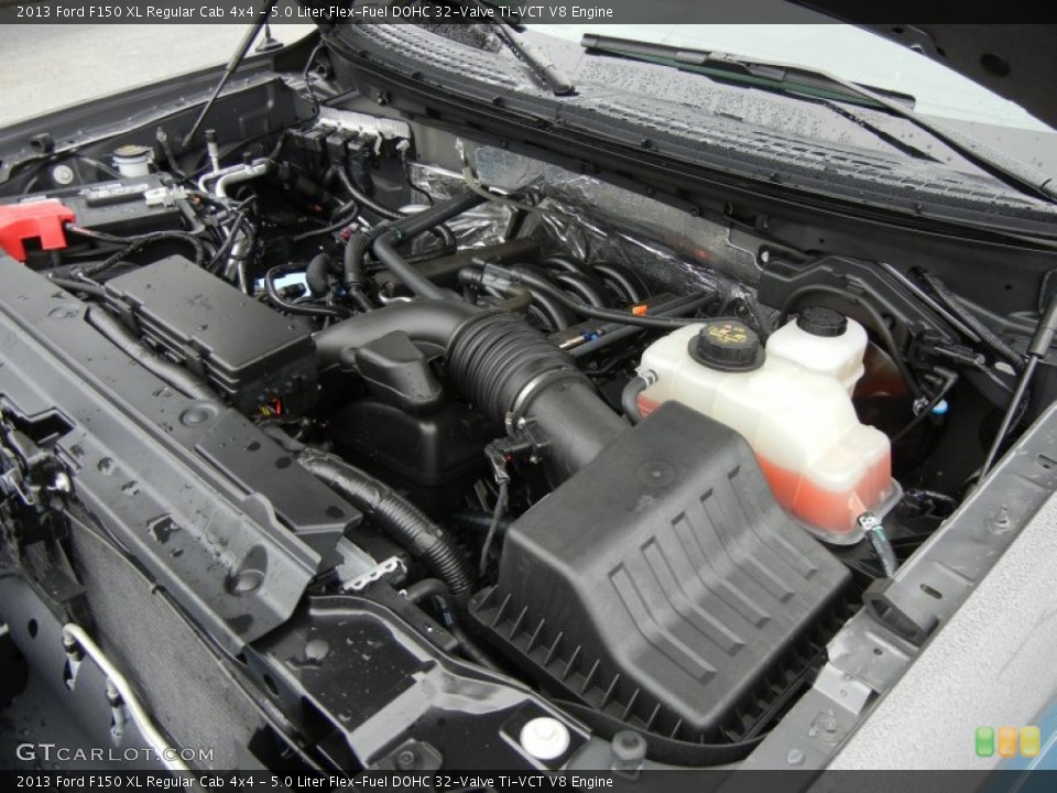 5.0 Liter Flex-Fuel DOHC 32-Valve Ti-VCT V8 Engine for the 2013 Ford F150 #74797412