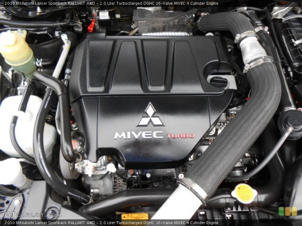 2.0 Liter Turbocharged DOHC 16-Valve MIVEC 4 Cylinder Engine for the 2010 Mitsubishi Lancer #74799685