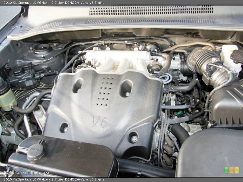 2.7 Liter DOHC 24-Valve V6 Engine for the 2010 Kia Sportage #74801149