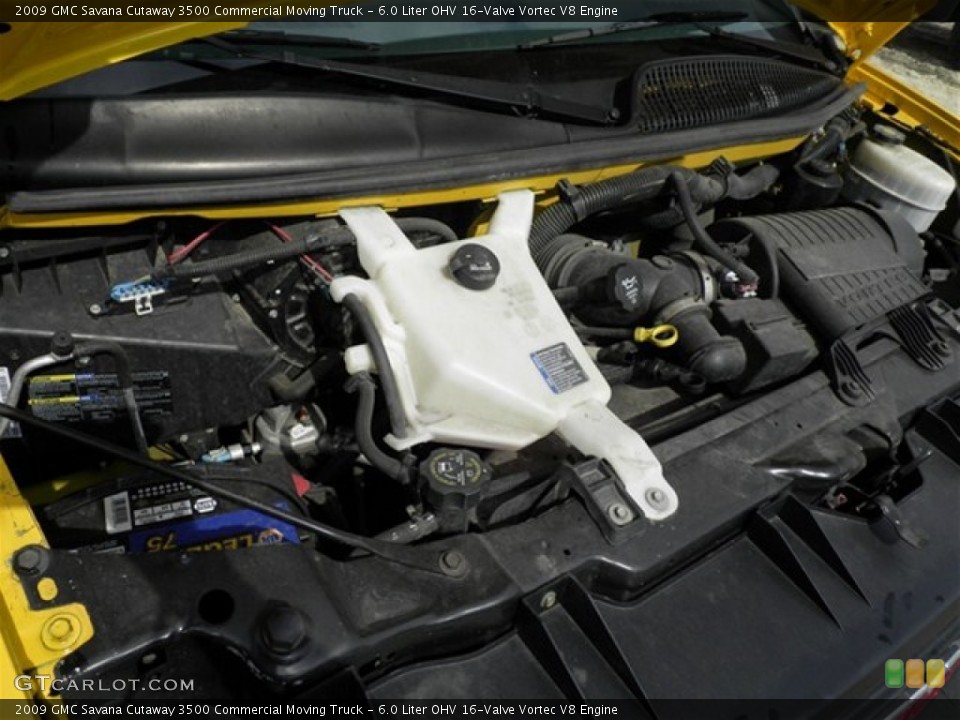 6.0 Liter OHV 16-Valve Vortec V8 2009 GMC Savana Cutaway Engine
