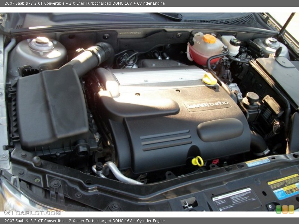 2.0 Liter Turbocharged DOHC 16V 4 Cylinder Engine for the 2007 Saab 9-3 #74813075