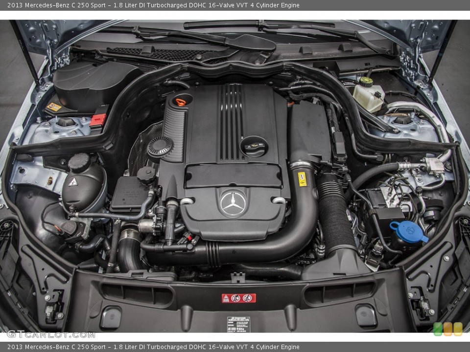1.8 Liter DI Turbocharged DOHC 16-Valve VVT 4 Cylinder Engine for the 2013 Mercedes-Benz C #74816120