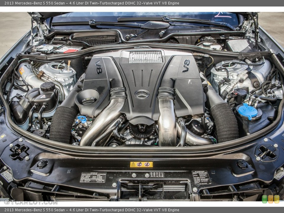 4.6 Liter DI Twin-Turbocharged DOHC 32-Valve VVT V8 Engine for the 2013 Mercedes-Benz S #74828969