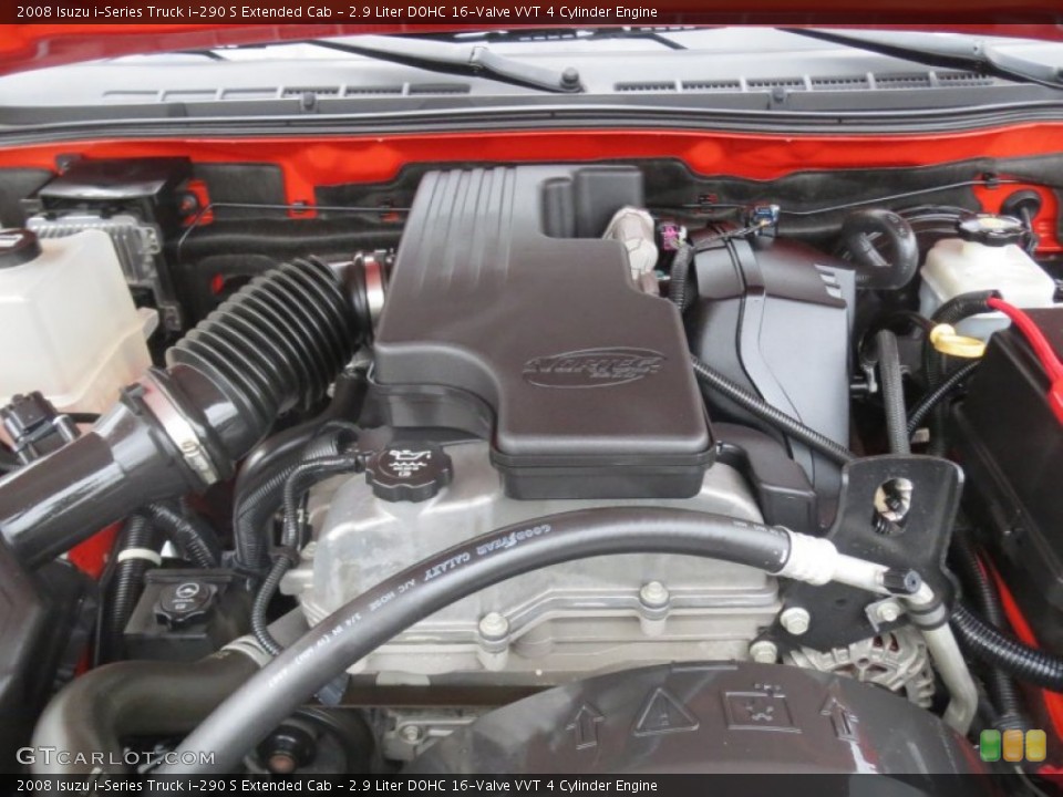 2.9 Liter DOHC 16-Valve VVT 4 Cylinder 2008 Isuzu i-Series Truck Engine