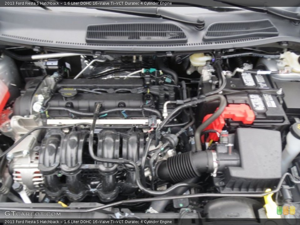 1.6 Liter DOHC 16-Valve Ti-VCT Duratec 4 Cylinder Engine for the 2013 Ford Fiesta #74839379