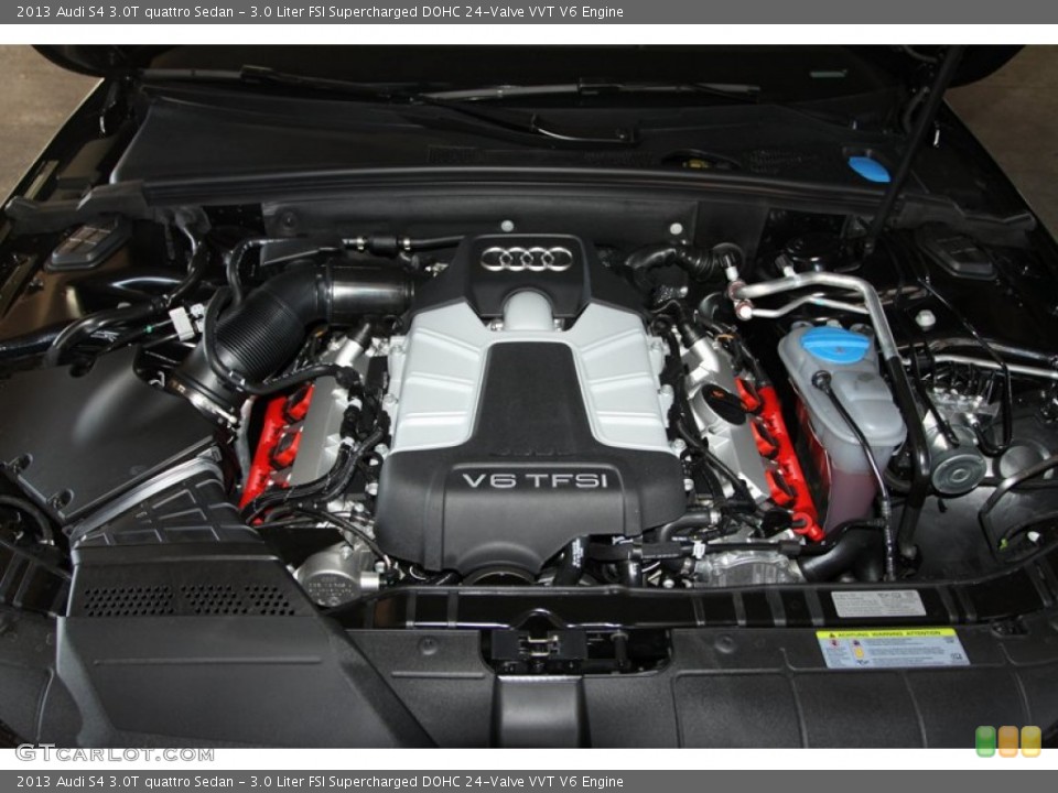 3.0 Liter FSI Supercharged DOHC 24-Valve VVT V6 Engine for the 2013 Audi S4 #74841276