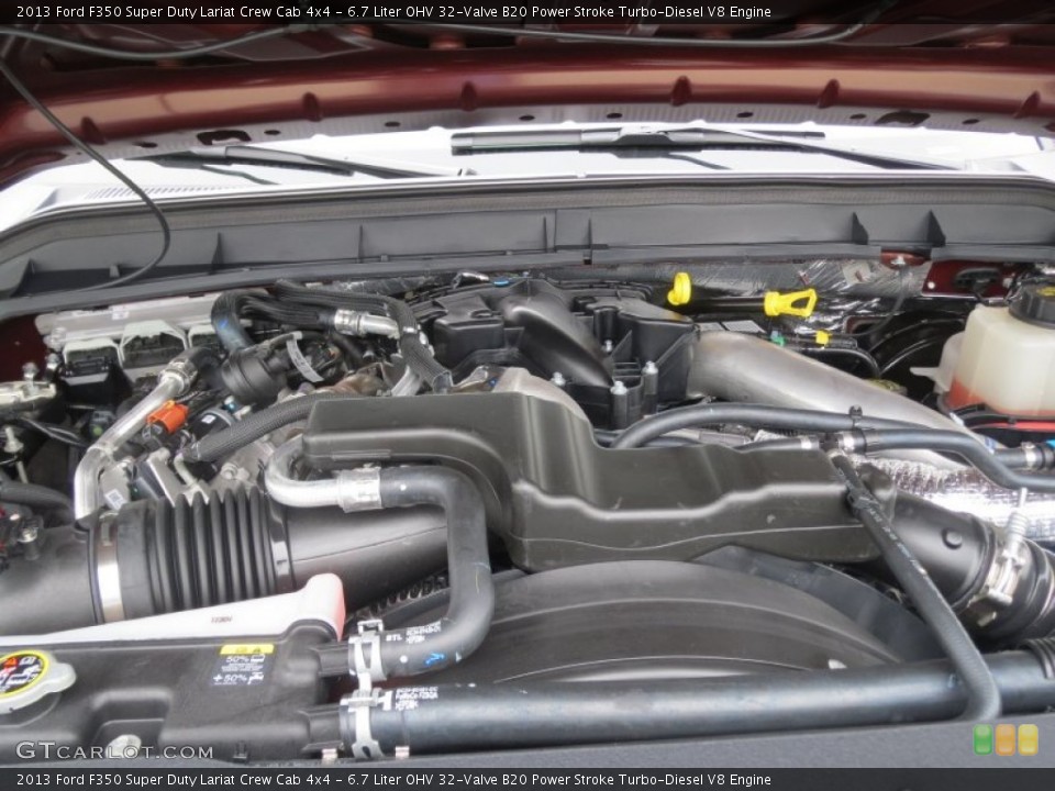 6.7 Liter OHV 32-Valve B20 Power Stroke Turbo-Diesel V8 Engine for the 2013 Ford F350 Super Duty #74843027