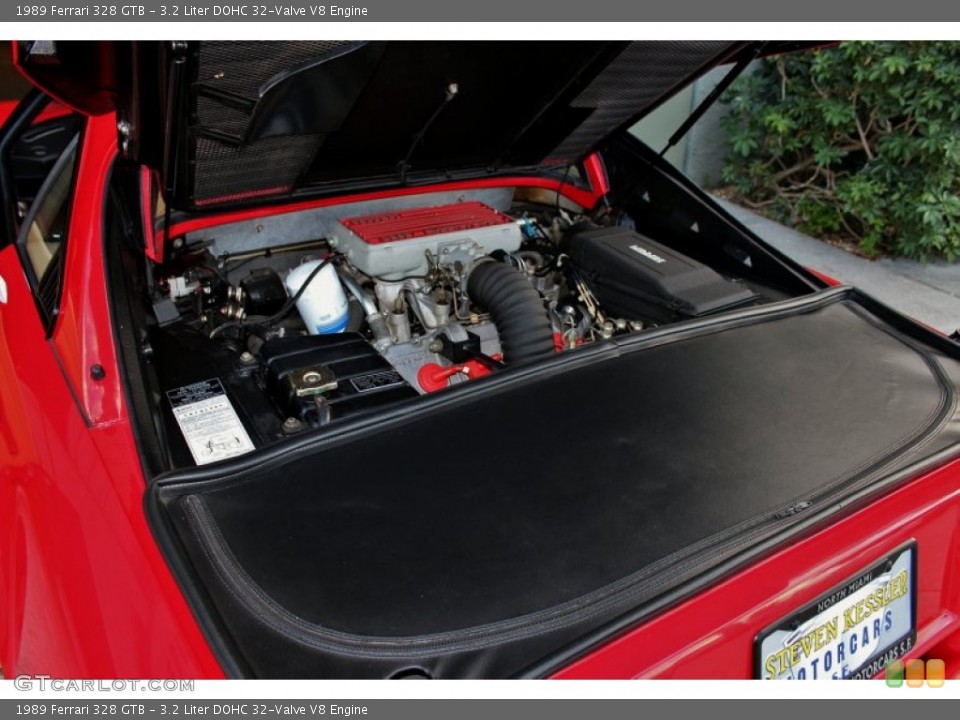 3.2 Liter DOHC 32-Valve V8 1989 Ferrari 328 Engine