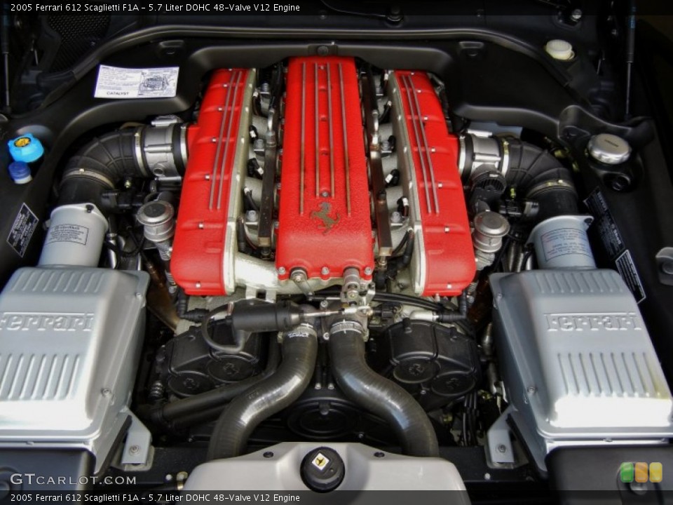 5.7 Liter DOHC 48-Valve V12 Engine for the 2005 Ferrari 612 Scaglietti #74854264