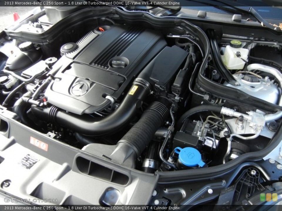 1.8 Liter DI Turbocharged DOHC 16-Valve VVT 4 Cylinder Engine for the 2013 Mercedes-Benz C #74856446