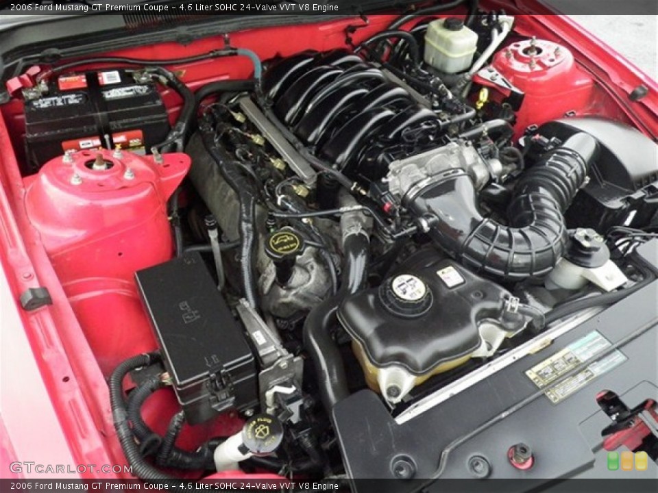 4.6 Liter SOHC 24-Valve VVT V8 Engine for the 2006 Ford Mustang #74858215