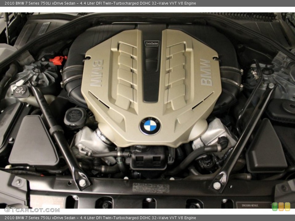 4.4 Liter DFI Twin-Turbocharged DOHC 32-Valve VVT V8 Engine for the 2010 BMW 7 Series #74866238