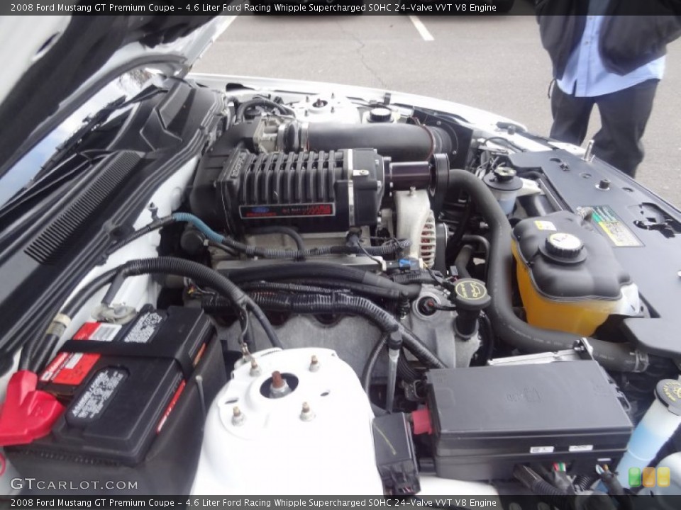 4.6 Liter Ford Racing Whipple Supercharged SOHC 24-Valve VVT V8 Engine for the 2008 Ford Mustang #74867495