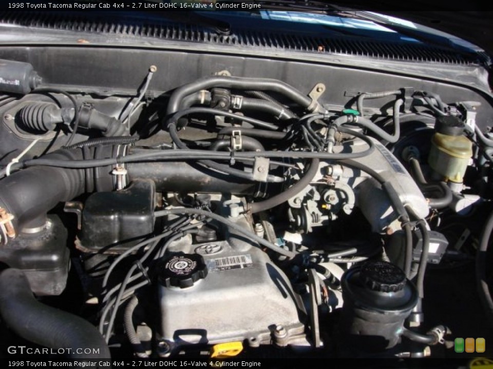2.7 Liter DOHC 16-Valve 4 Cylinder 1998 Toyota Tacoma Engine