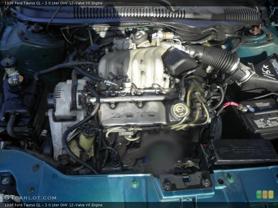 3.0 Liter OHV 12-Valve V6 1996 Ford Taurus Engine