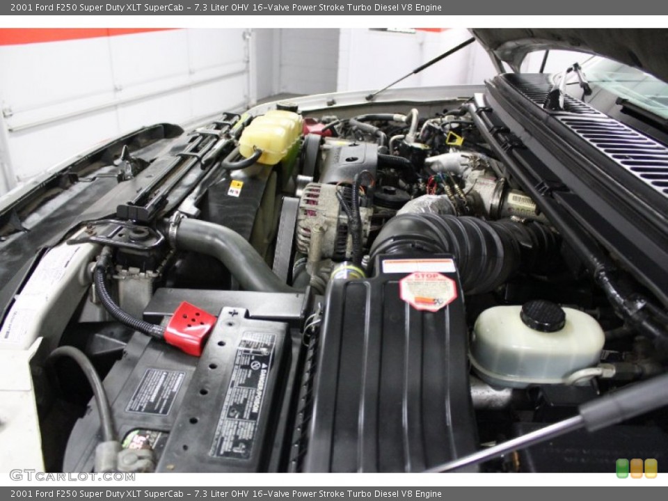 7.3 Liter OHV 16-Valve Power Stroke Turbo Diesel V8 Engine for the 2001 Ford F250 Super Duty #74883135
