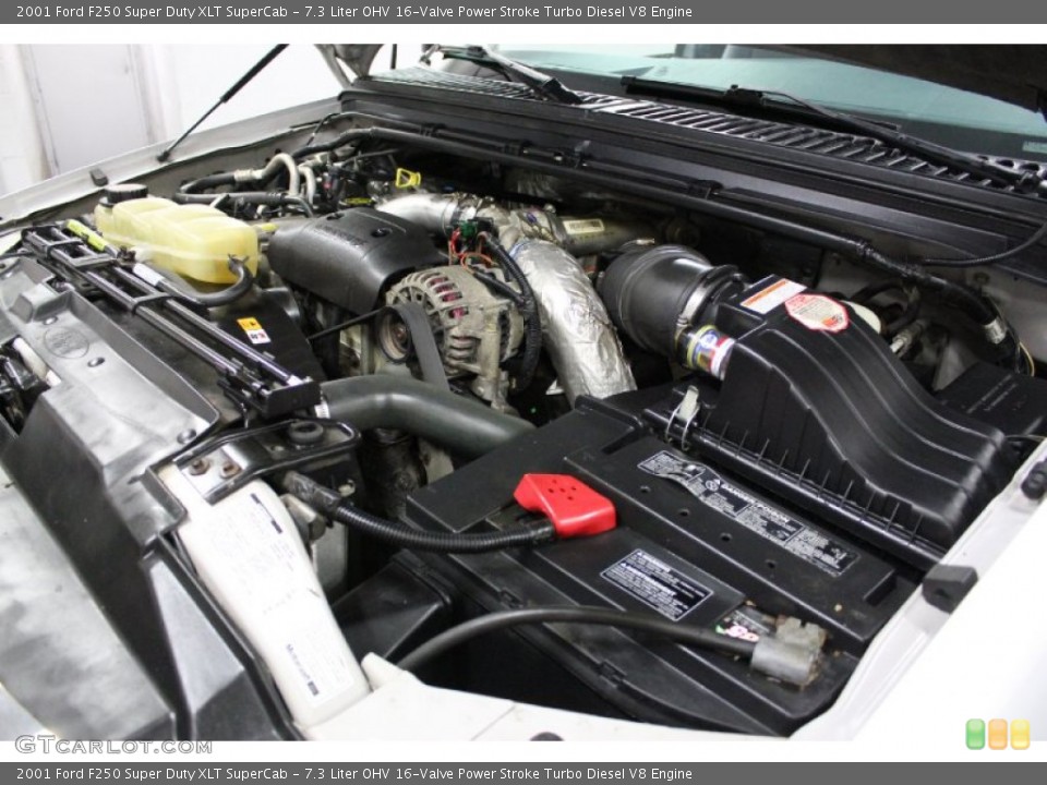 7.3 Liter OHV 16-Valve Power Stroke Turbo Diesel V8 Engine for the 2001 Ford F250 Super Duty #74883159