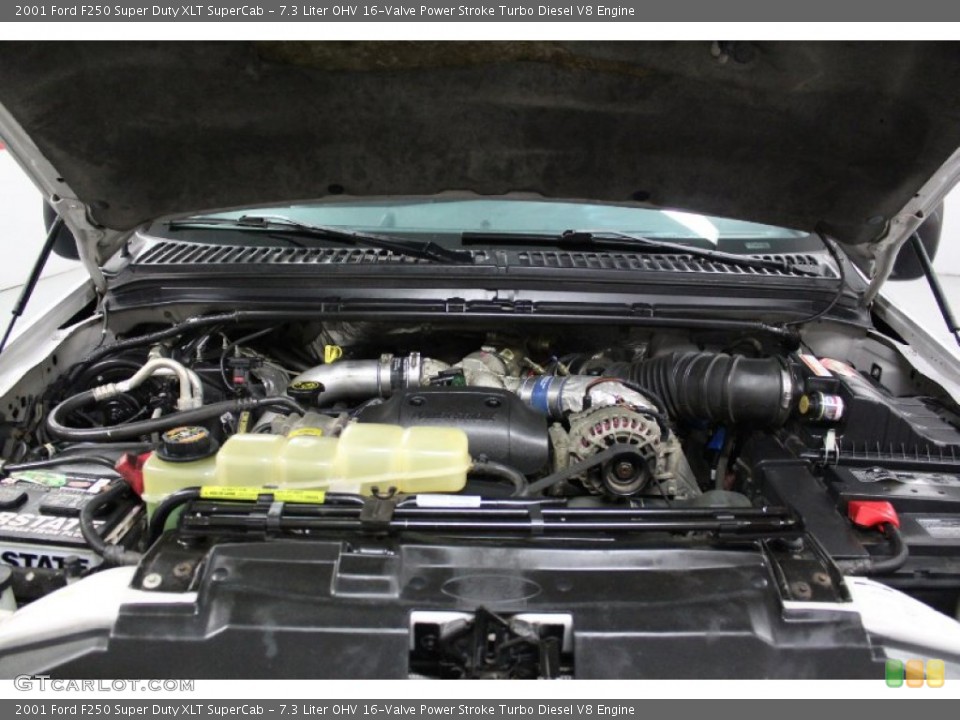 7.3 Liter OHV 16-Valve Power Stroke Turbo Diesel V8 Engine for the 2001 Ford F250 Super Duty #74883193