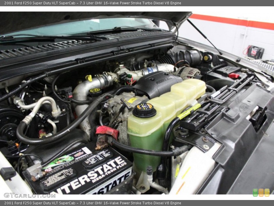 7.3 Liter OHV 16-Valve Power Stroke Turbo Diesel V8 Engine for the 2001 Ford F250 Super Duty #74883210