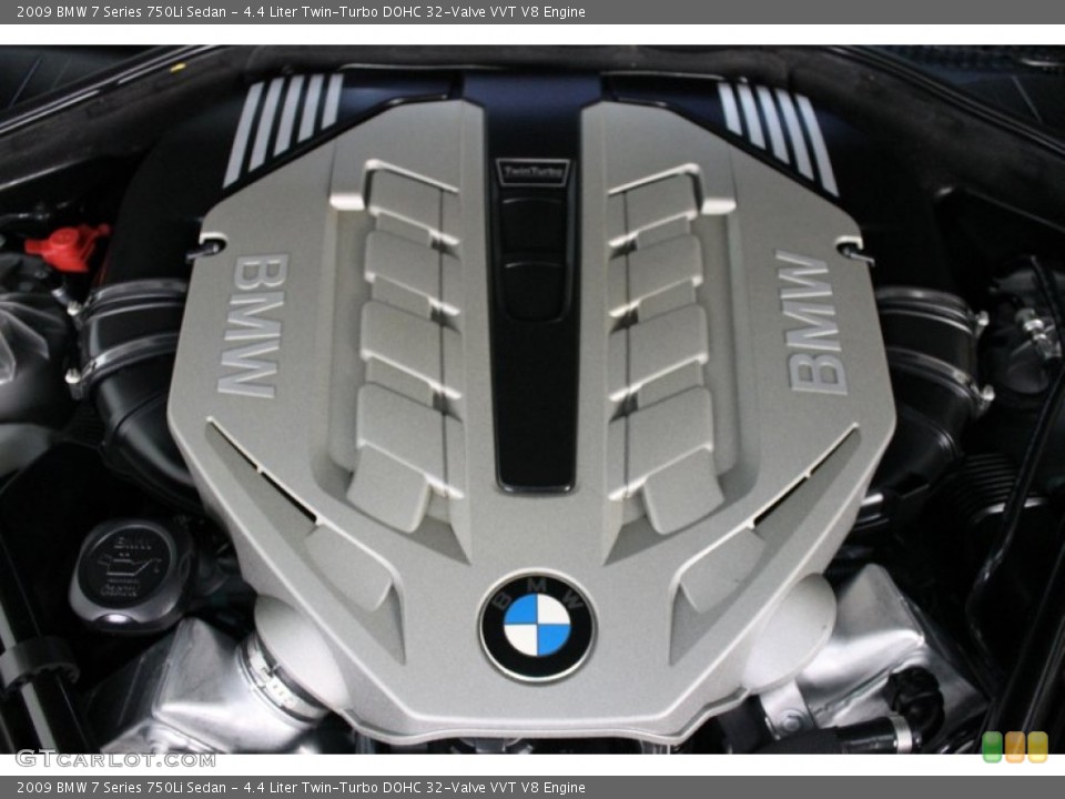 4.4 Liter Twin-Turbo DOHC 32-Valve VVT V8 Engine for the 2009 BMW 7 Series #74890749