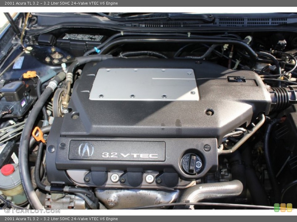 3.2 Liter SOHC 24-Valve VTEC V6 2001 Acura TL Engine