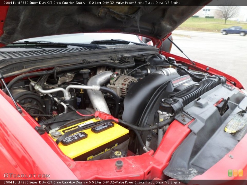 6.0 Liter OHV 32-Valve Power Stroke Turbo Diesel V8 Engine for the 2004 Ford F350 Super Duty #74897082