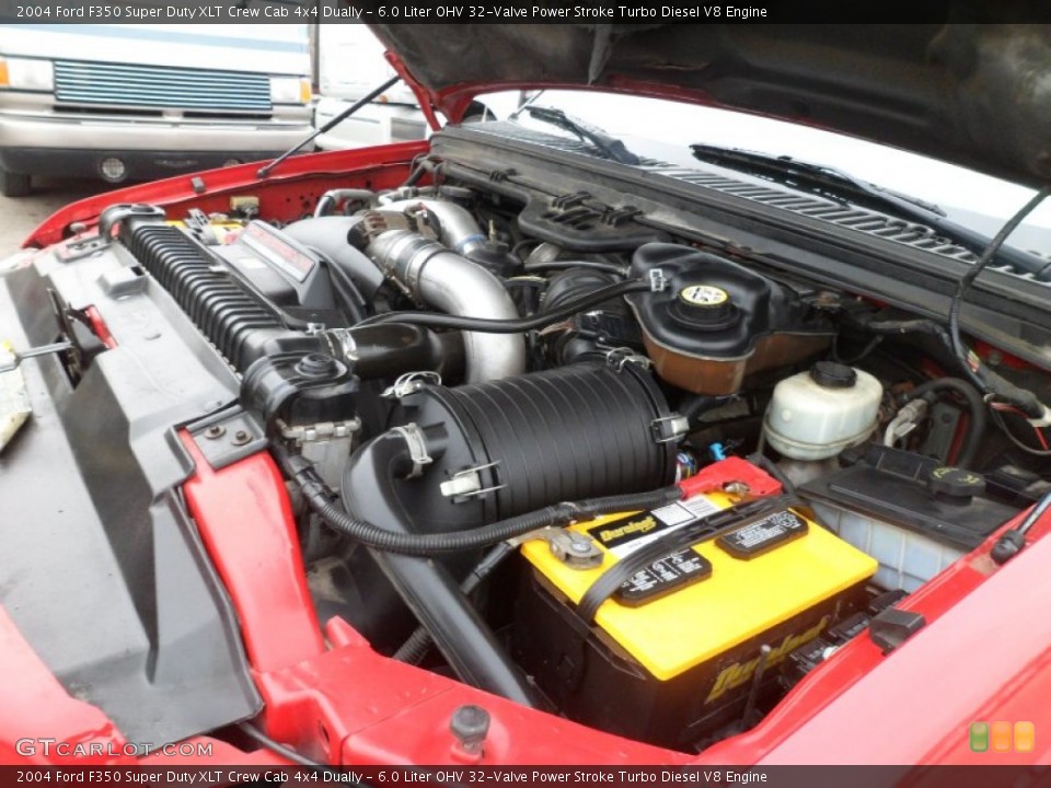 6.0 Liter OHV 32-Valve Power Stroke Turbo Diesel V8 Engine for the 2004 Ford F350 Super Duty #74897124
