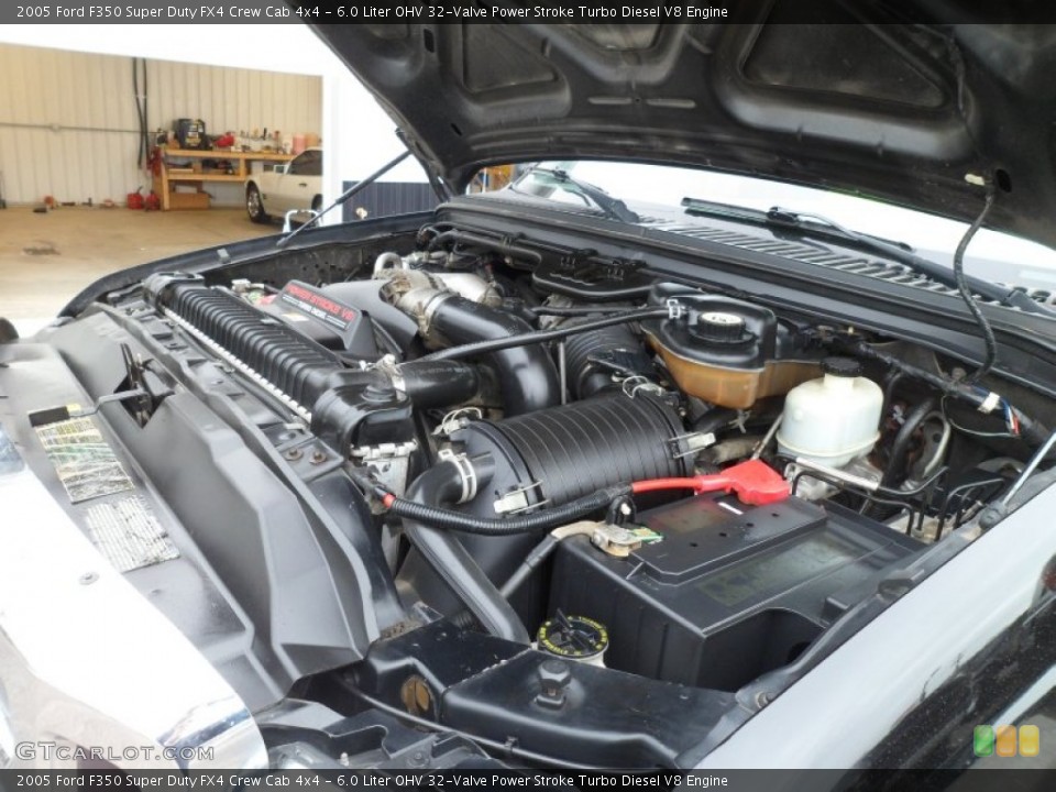 6.0 Liter OHV 32-Valve Power Stroke Turbo Diesel V8 Engine for the 2005 Ford F350 Super Duty #74898192