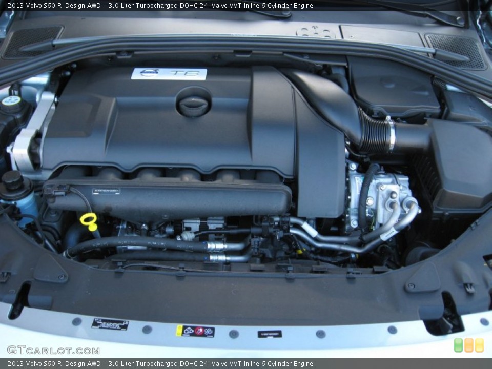 3.0 Liter Turbocharged DOHC 24-Valve VVT Inline 6 Cylinder Engine for the 2013 Volvo S60 #74899998