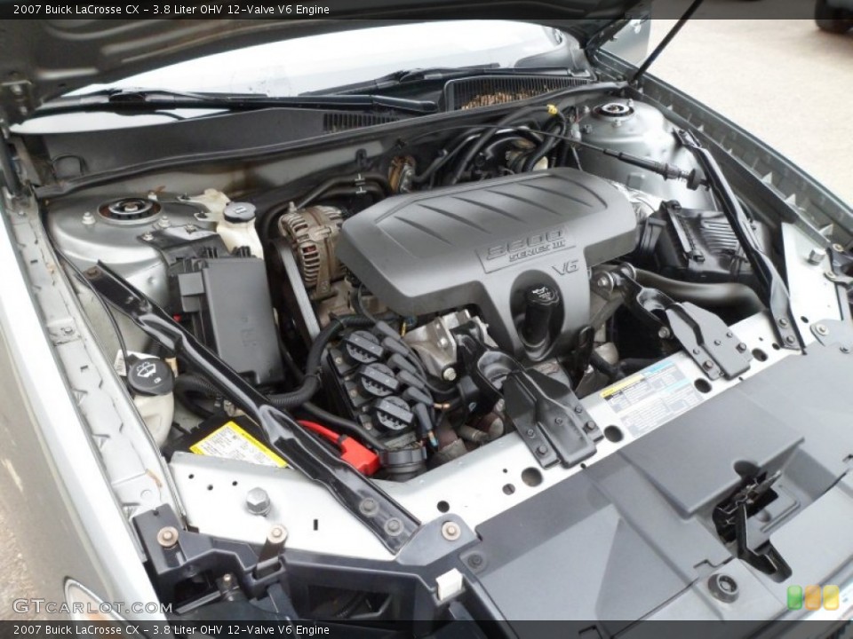 3.8 Liter OHV 12-Valve V6 Engine for the 2007 Buick LaCrosse #74900396