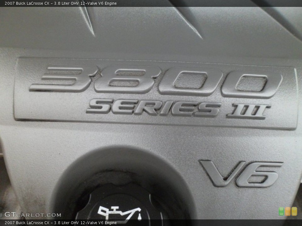 3.8 Liter OHV 12-Valve V6 Engine for the 2007 Buick LaCrosse #74900466
