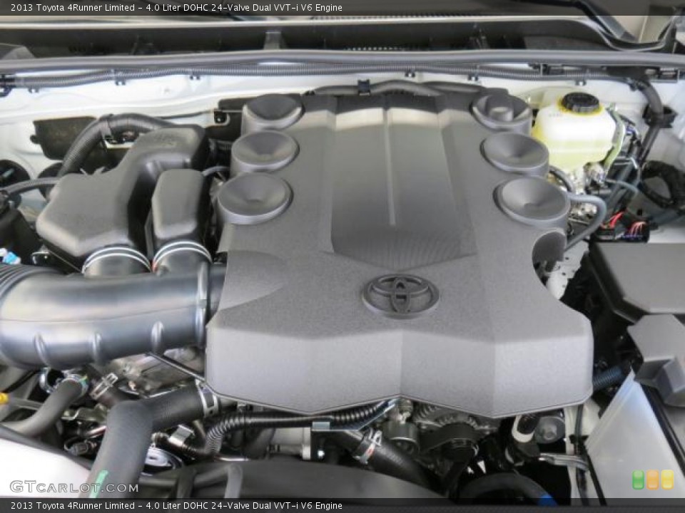 4.0 Liter DOHC 24-Valve Dual VVT-i V6 2013 Toyota 4Runner Engine