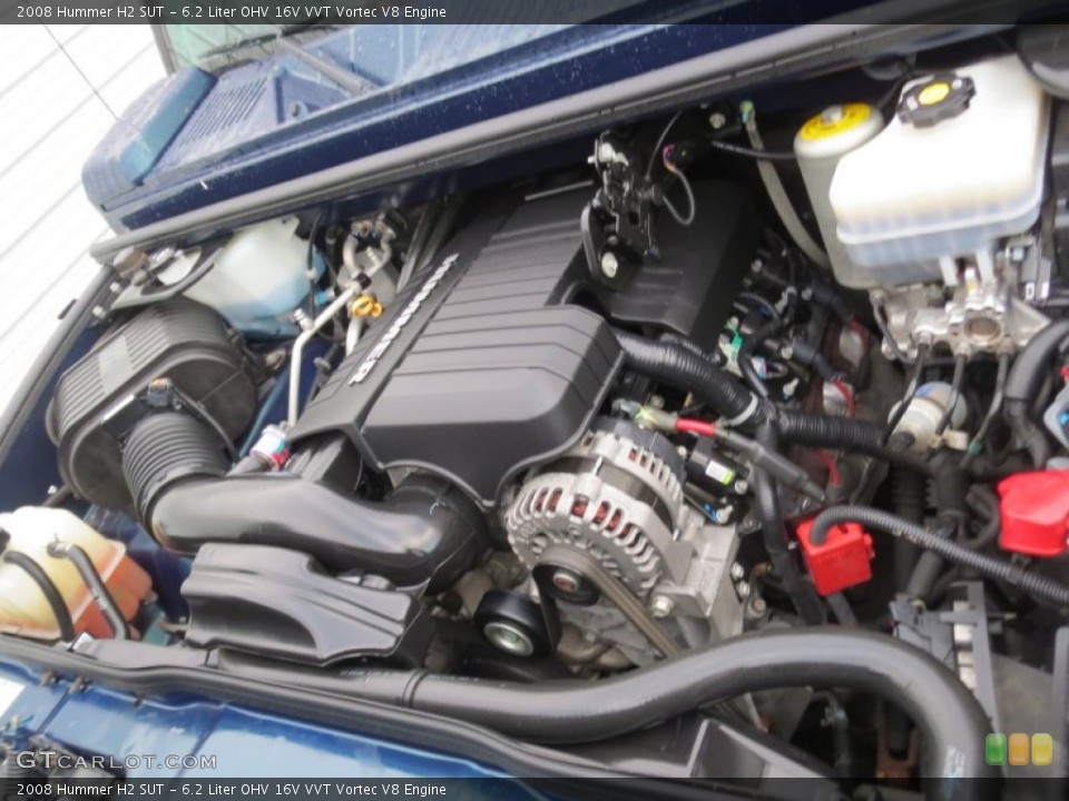 6.2 Liter OHV 16V VVT Vortec V8 Engine for the 2008 Hummer H2 #74918976