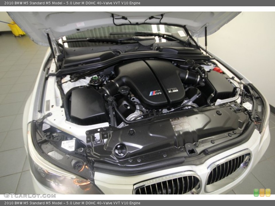 5.0 Liter M DOHC 40-Valve VVT V10 Engine for the 2010 BMW M5 #74921192